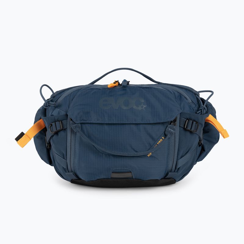 Valigia da bicicletta EVOC Hip Pack Pro 3 l in denim