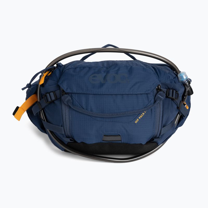 EVOC Hip Pack Pro 3 l rene da bicicletta con serbatoio da 1,5 l denim