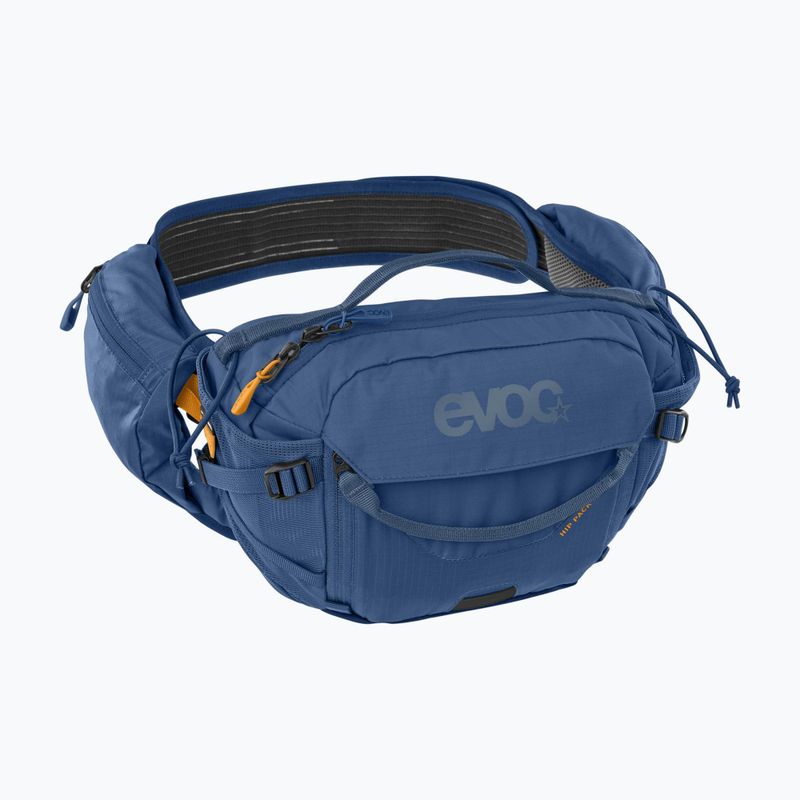 EVOC Hip Pack Pro 3 l rene da bicicletta con serbatoio da 1,5 l denim 6