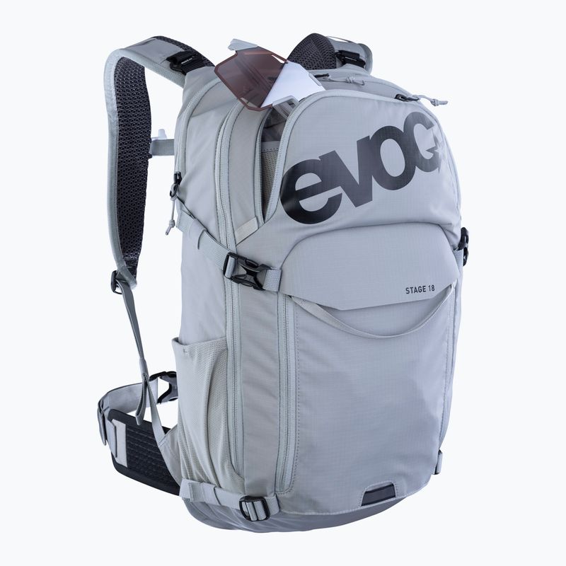 Zaino da bicicletta EVOC Stage 18 l in pietra 4