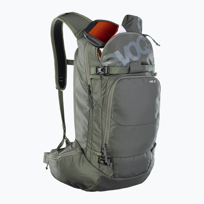 Zaino da scialpinismo EVOC Line 20 l dark olive 2