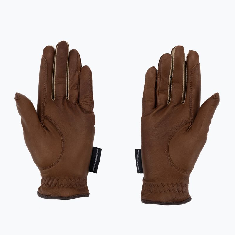 Guanti da equitazione Hauke Schmidt Arabella marrone chiaro 2