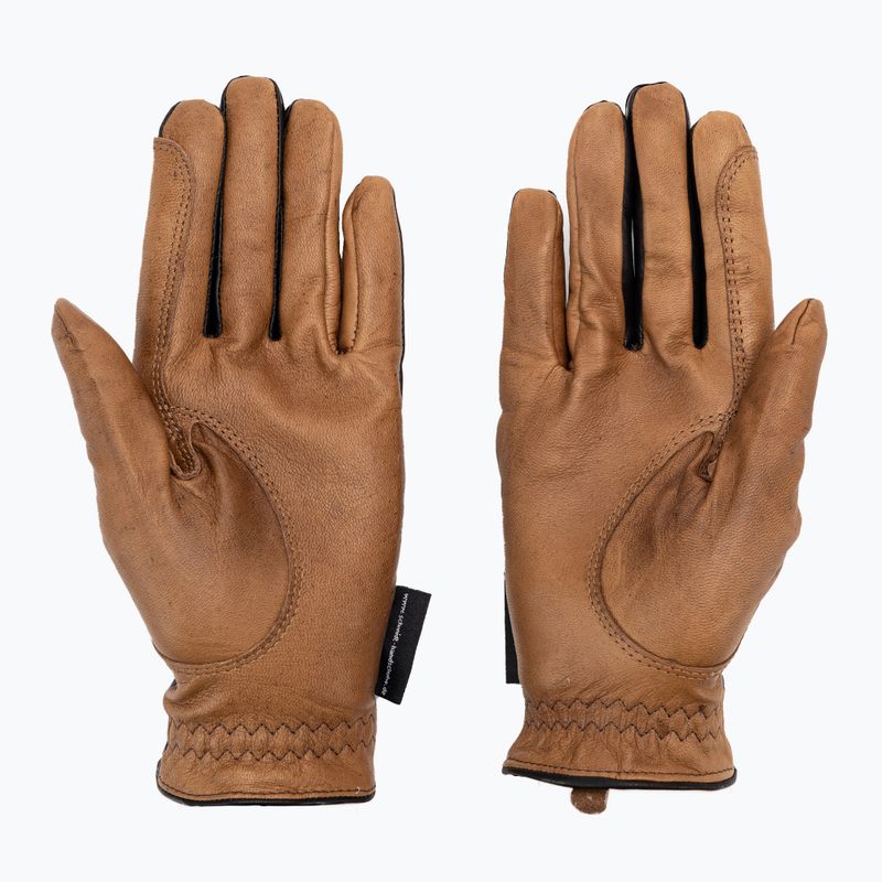 Guanti da equitazione Hauke Schmidt Ladies finest moka/light brown 2
