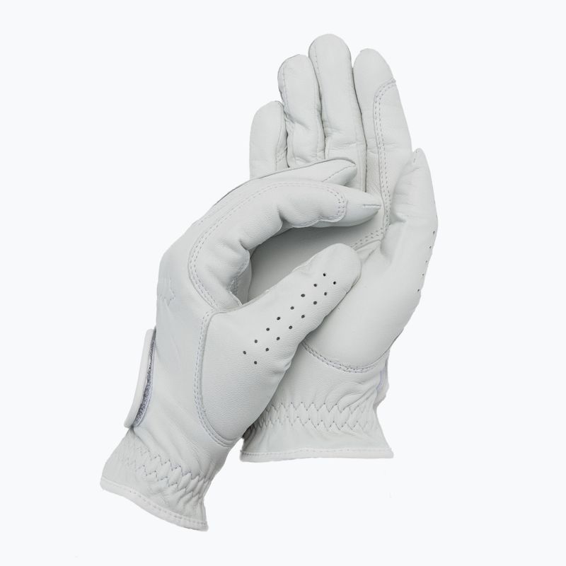 Guanti da equitazione Hauke Schmidt Galaxy bianco