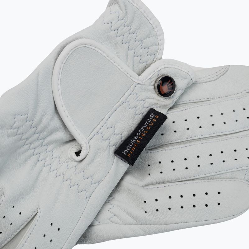 Guanti da equitazione Hauke Schmidt Galaxy bianco 4