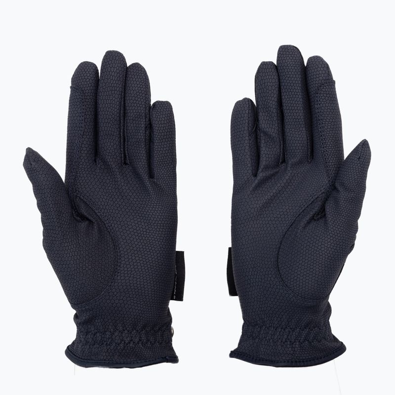 Guanti da equitazione Hauke Schmidt Un tocco di classe blu navy 2