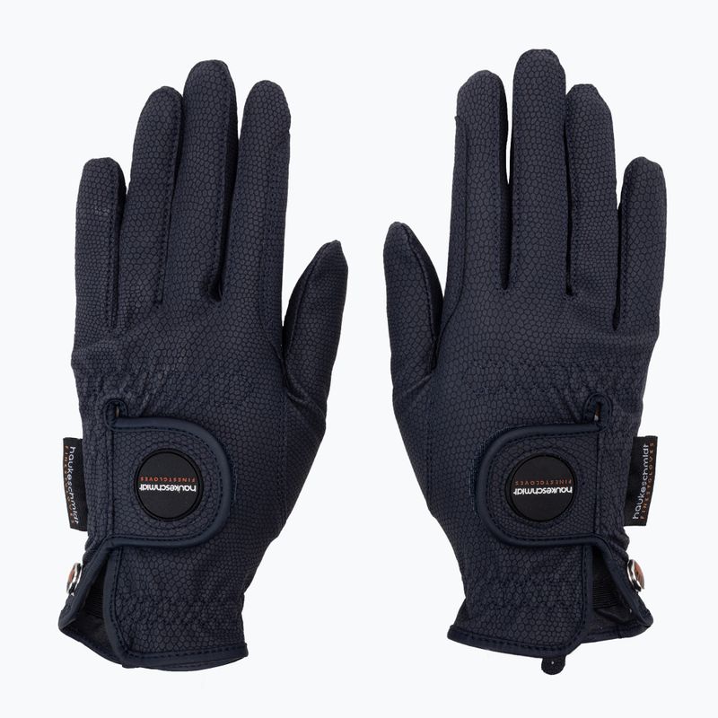 Guanti da equitazione Hauke Schmidt Un tocco di classe blu navy 3