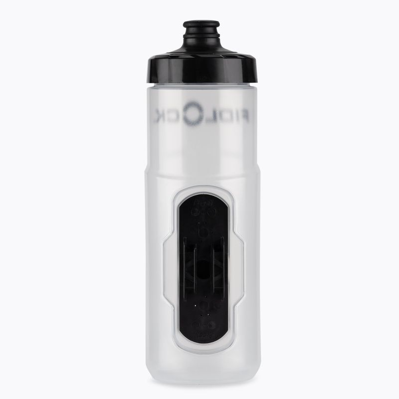 Borraccia da bici FIDLOCK Twist 600 ml trasparente bianco 2