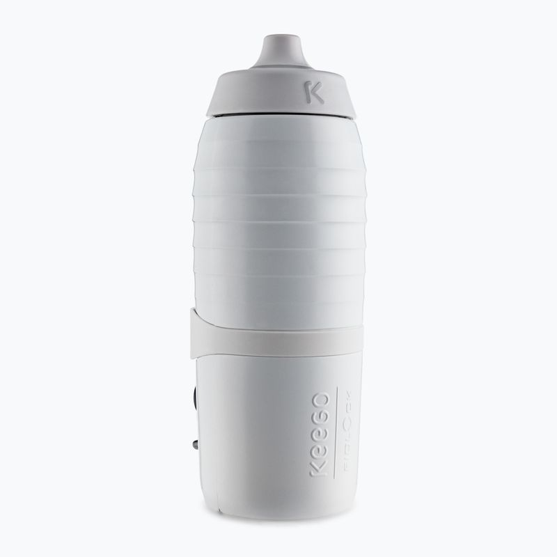 FIDLOCK & KEEGO 600 Bidon per bici + base per bici bianco 09666
