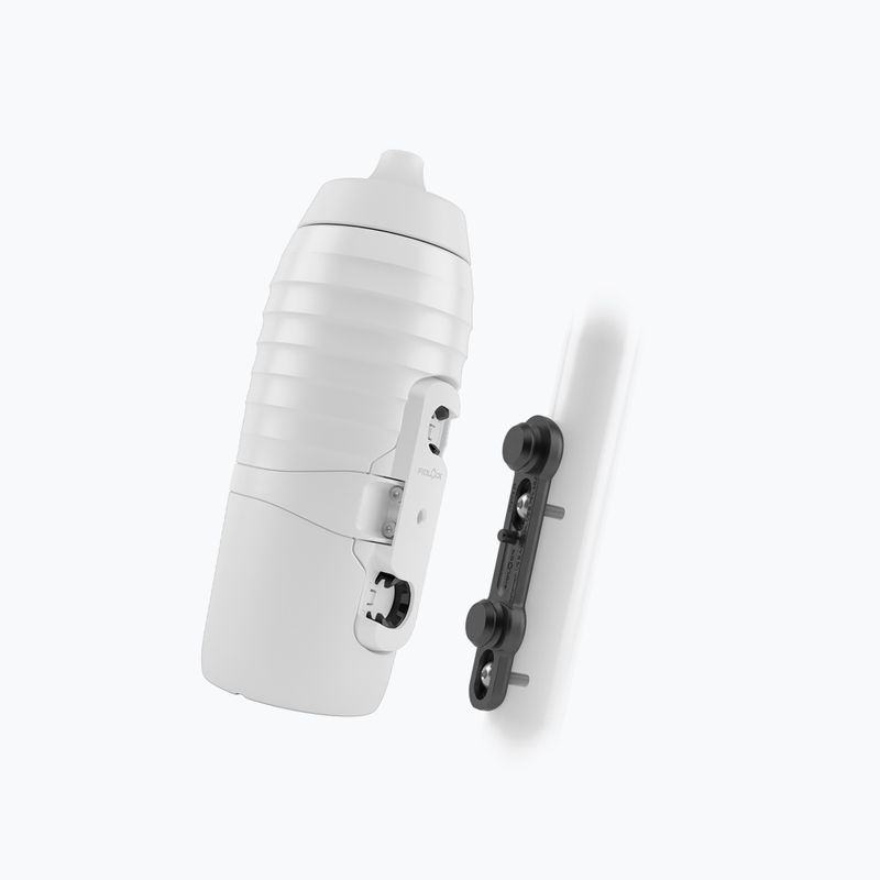 FIDLOCK & KEEGO 600 Bidon per bici + base per bici bianco 09666 5