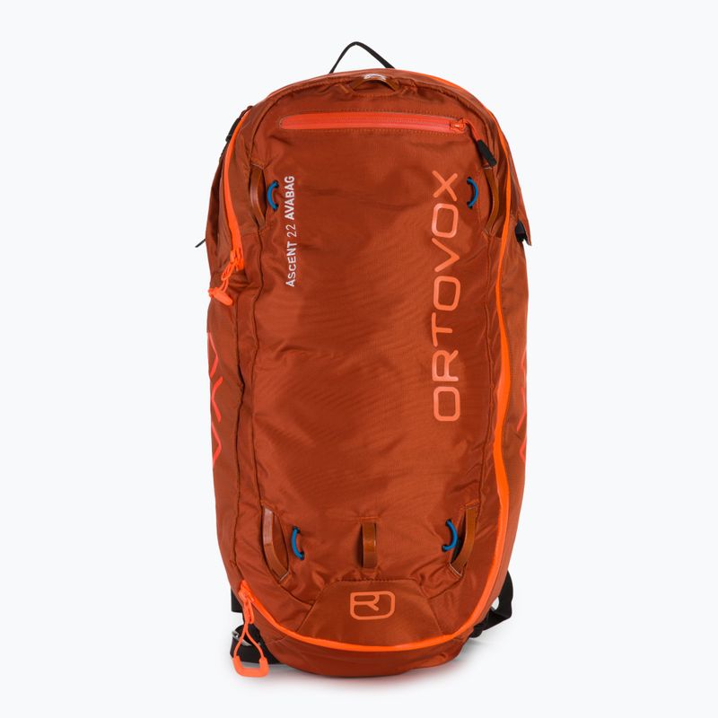 ORTOVOX zaino per valanghe Ascent 22 l Avabag arancione deserto