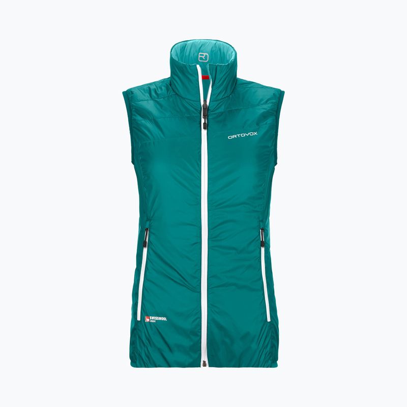 Smanicato da donna ORTOVOX Swisswool Piz Boe verde pacifico