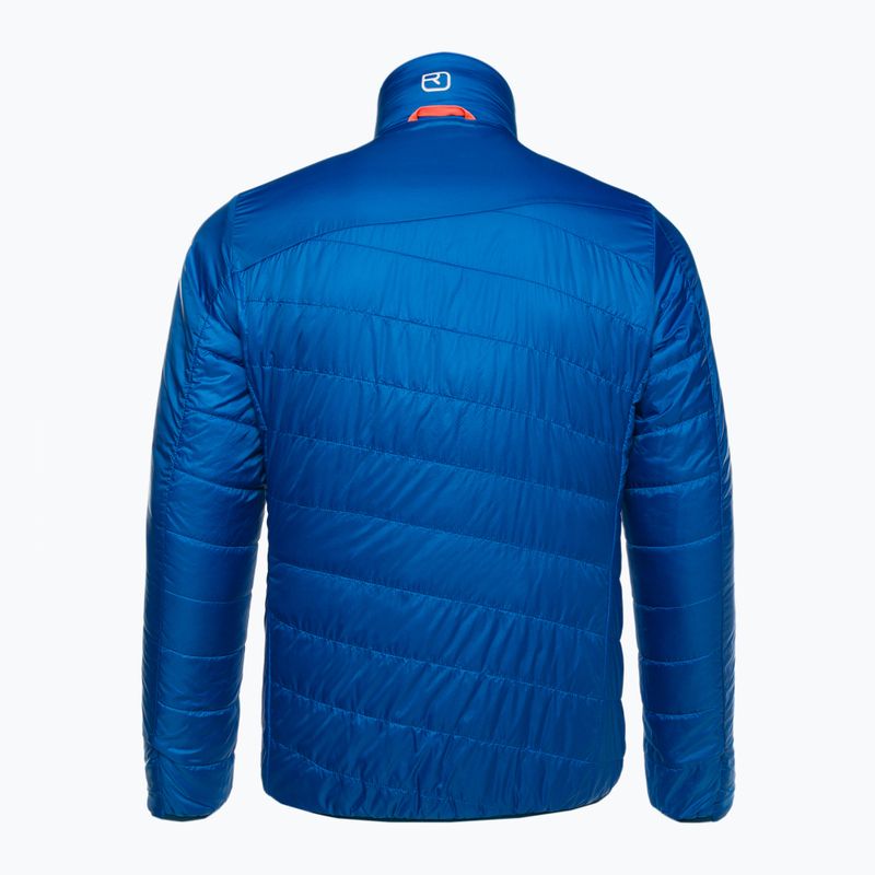 Giacca ibrida ORTOVOX Swisswool da uomo Piz Boval blu petrolio 2