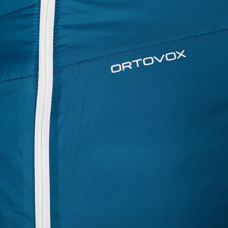Giacca ibrida ORTOVOX Swisswool da uomo Piz Boval blu petrolio 6
