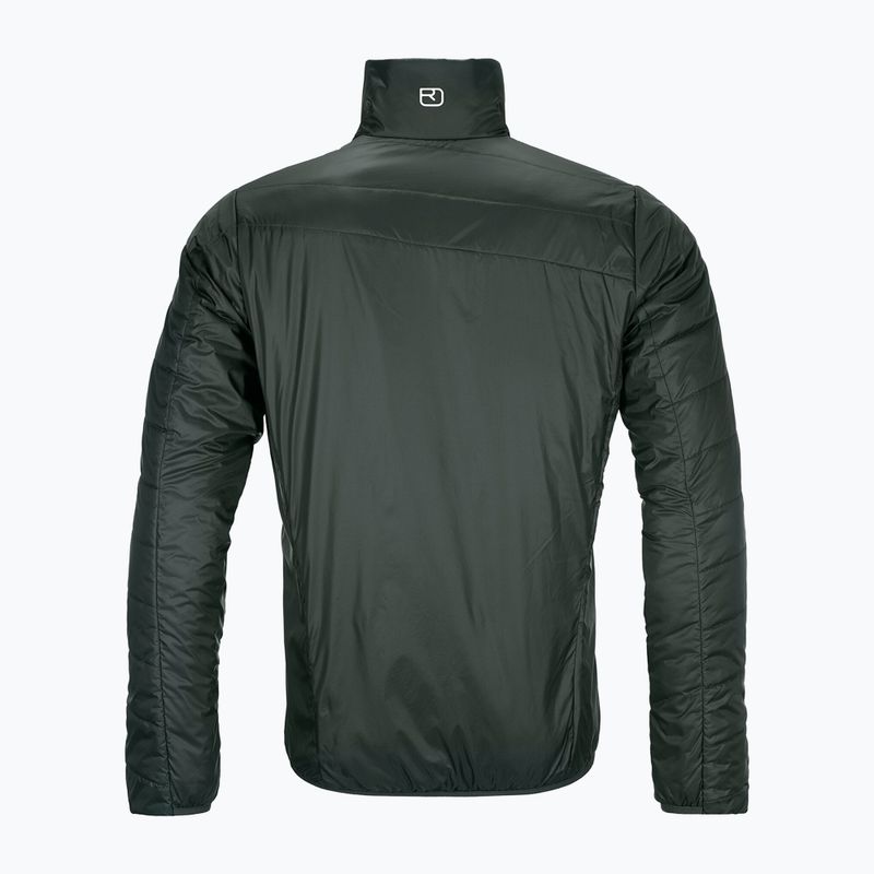 Giacca ibrida ORTOVOX Swisswool da uomo Piz Boval verde pino 4