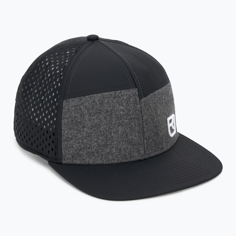 Cappello da baseball Ortovox Logo Air Trucker nero raven