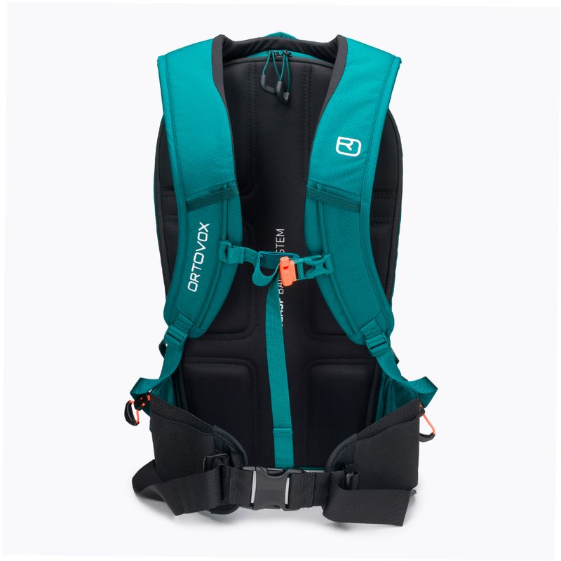 Zaino da sci ORTOVOX Free Rider 22 l verde pacifico 3