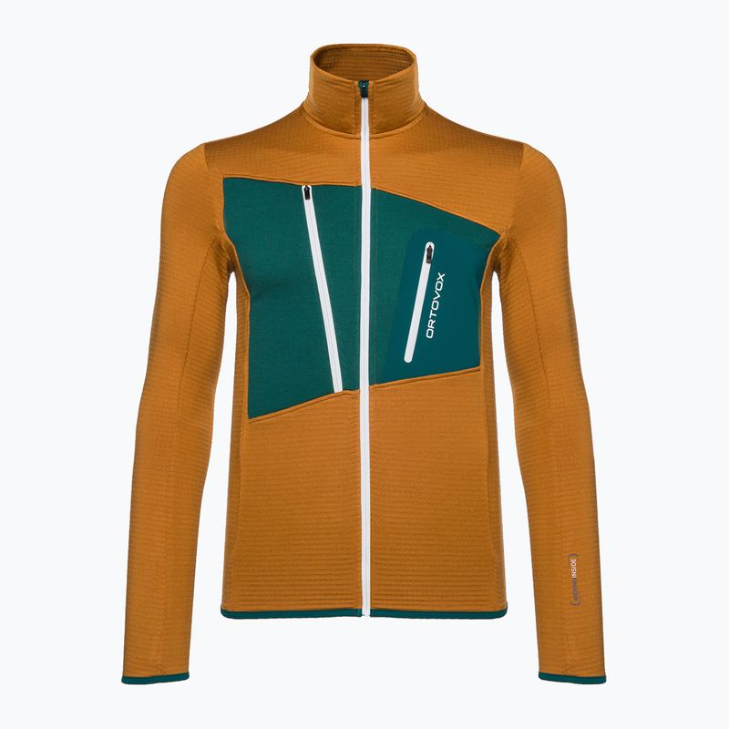 Felpa da uomo ORTOVOX Fleece Grid sly fox trekking