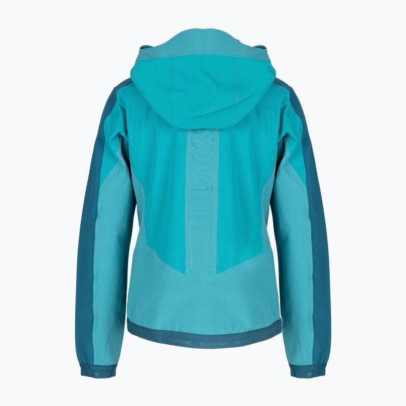 Giacca softshell donna BLACKYAK Modicana blu corallo 2