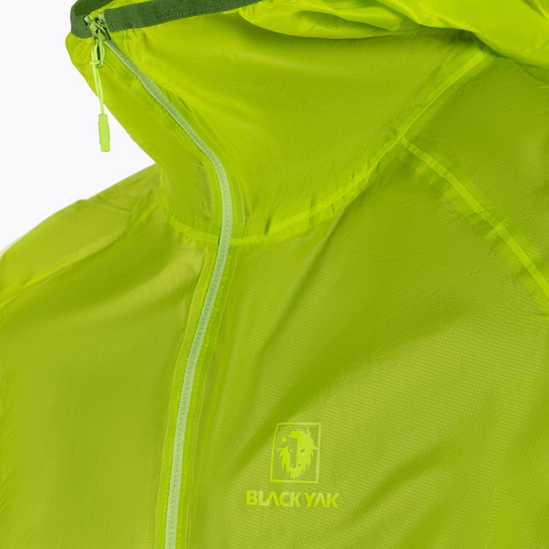 Uomo BLACKYAK Tulim Convertible lime punch giacca da pioggia gilet 10