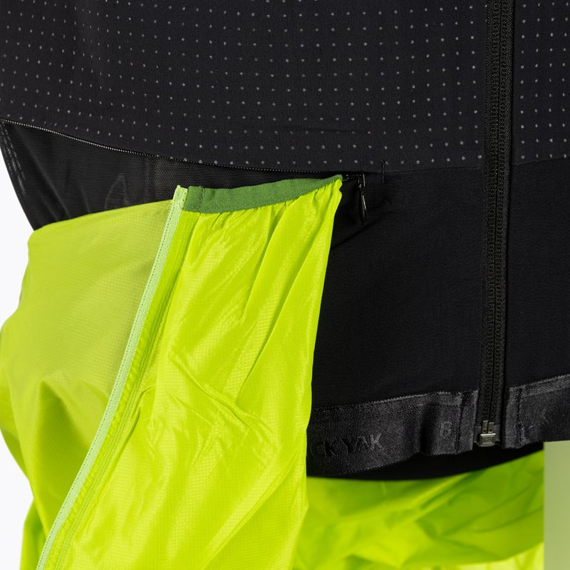 Uomo BLACKYAK Tulim Convertible lime punch giacca da pioggia gilet 11