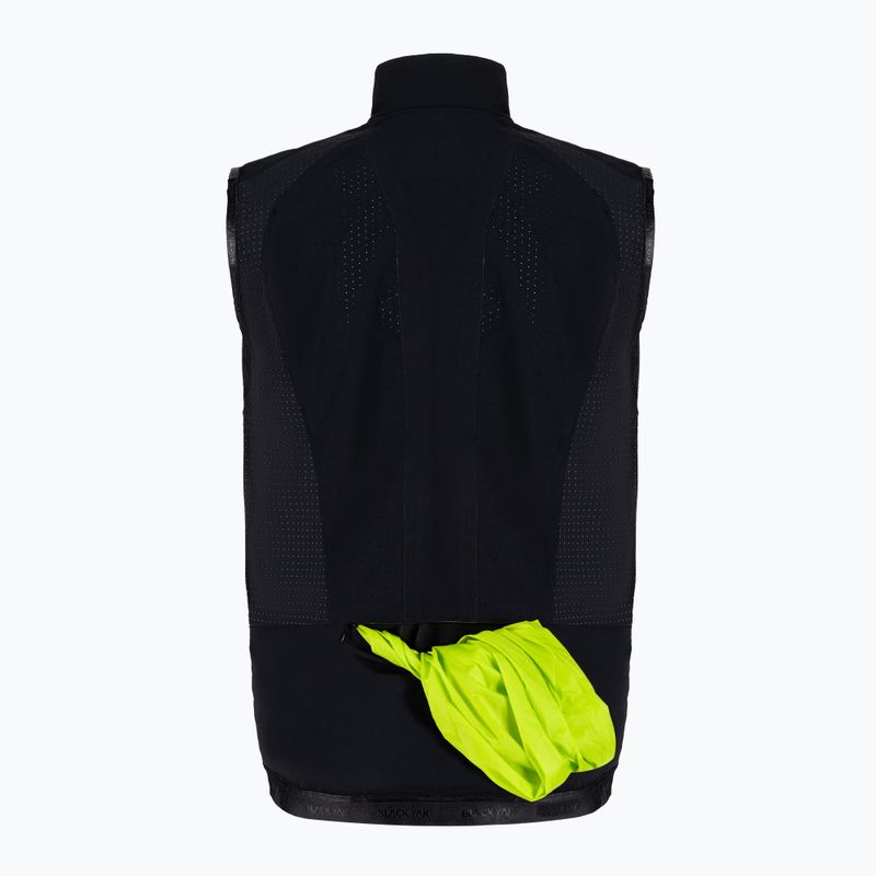 Uomo BLACKYAK Tulim Convertible lime punch giacca da pioggia gilet 4