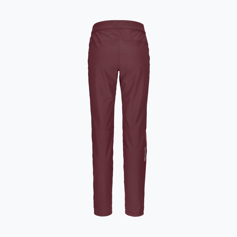 Pantaloni softshell da donna ORTOVOX Brenta winetasting 5