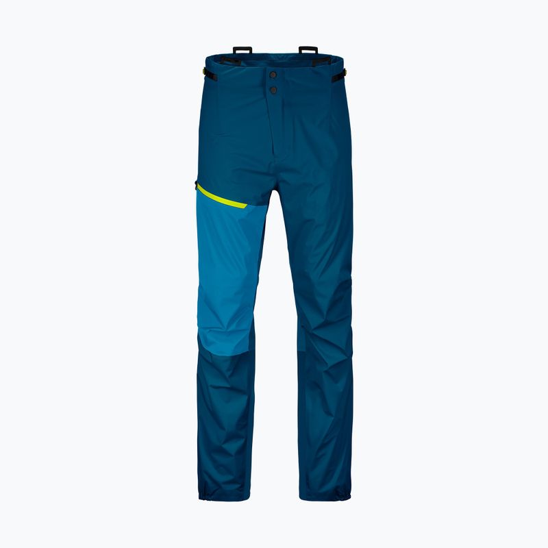 Pantaloni a membrana ORTOVOX Westalpen 3L Uomo Blu petrolio chiaro 5