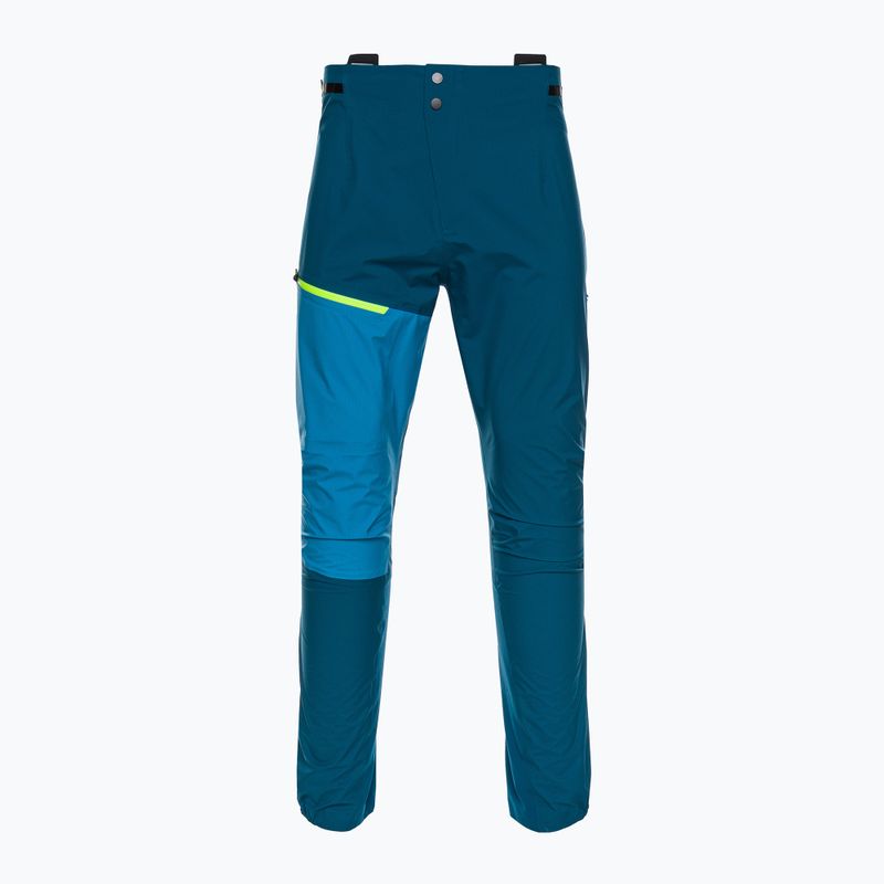 Pantaloni a membrana ORTOVOX Westalpen 3L Uomo Blu petrolio chiaro