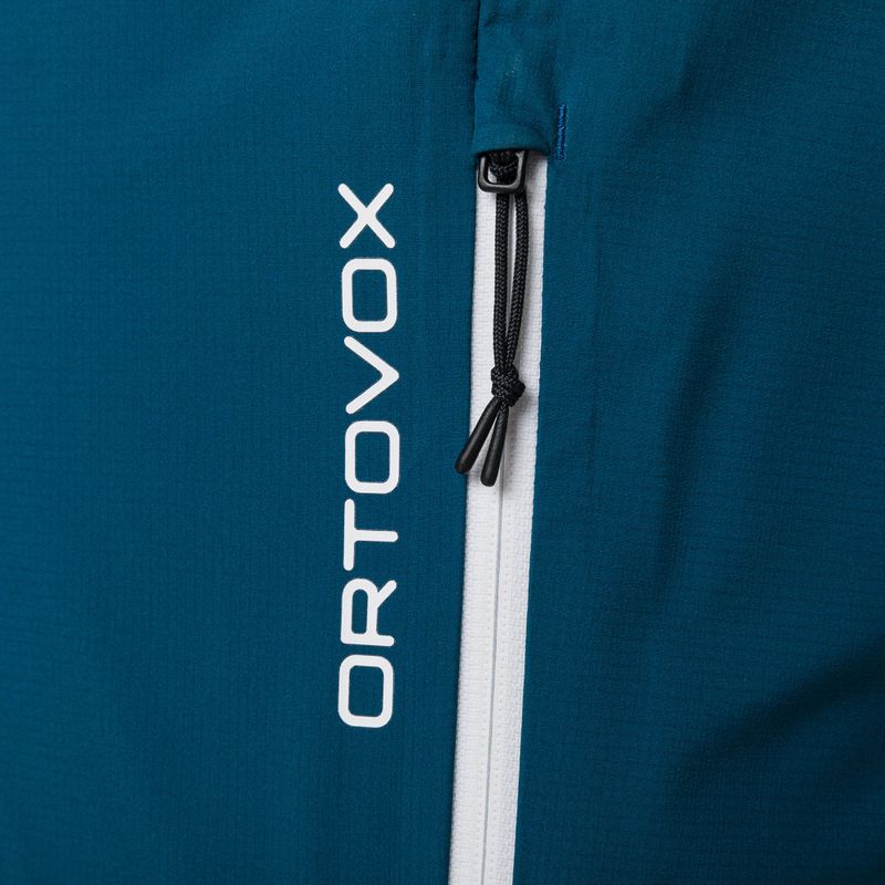 Pantaloni a membrana ORTOVOX Westalpen 3L Uomo Blu petrolio chiaro 3