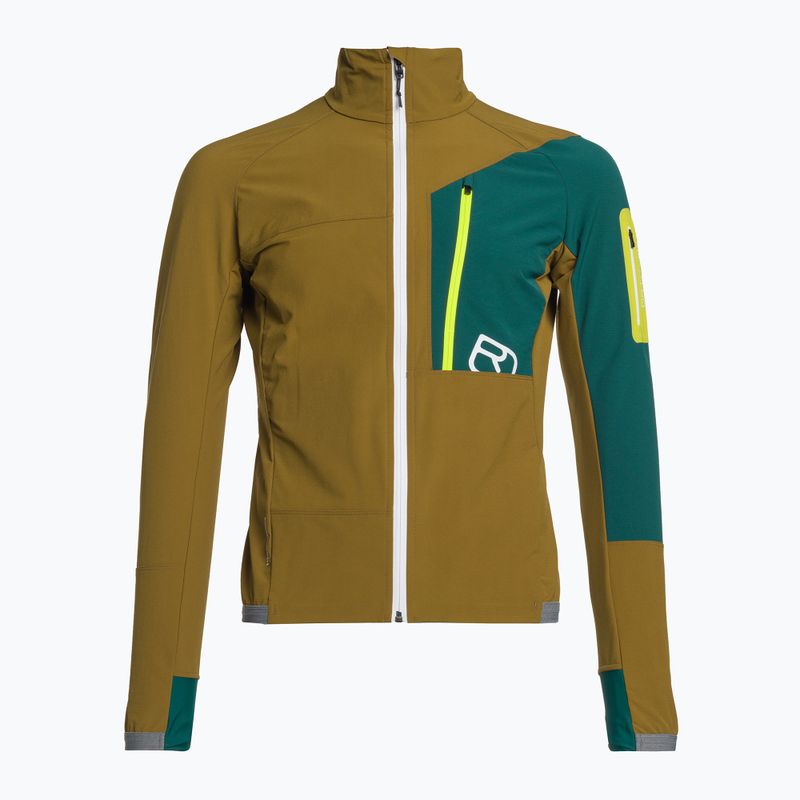 Giacca softshell da uomo ORTOVOX Berrino verde muschio