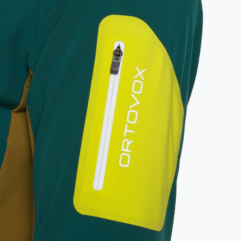 Giacca softshell da uomo ORTOVOX Berrino verde muschio 4