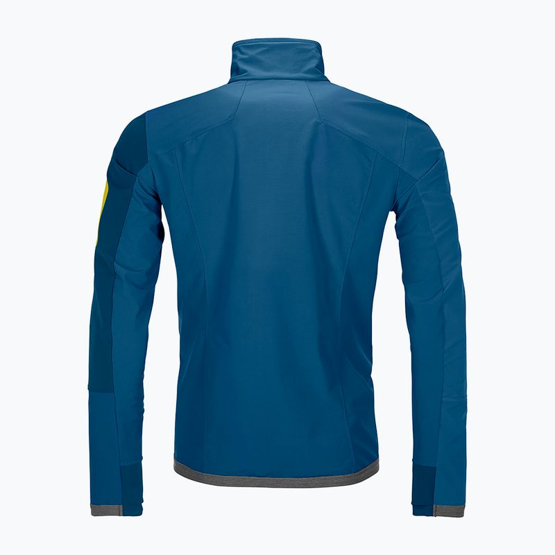 Giacca softshell da uomo ORTOVOX Berrino blu montagna 7