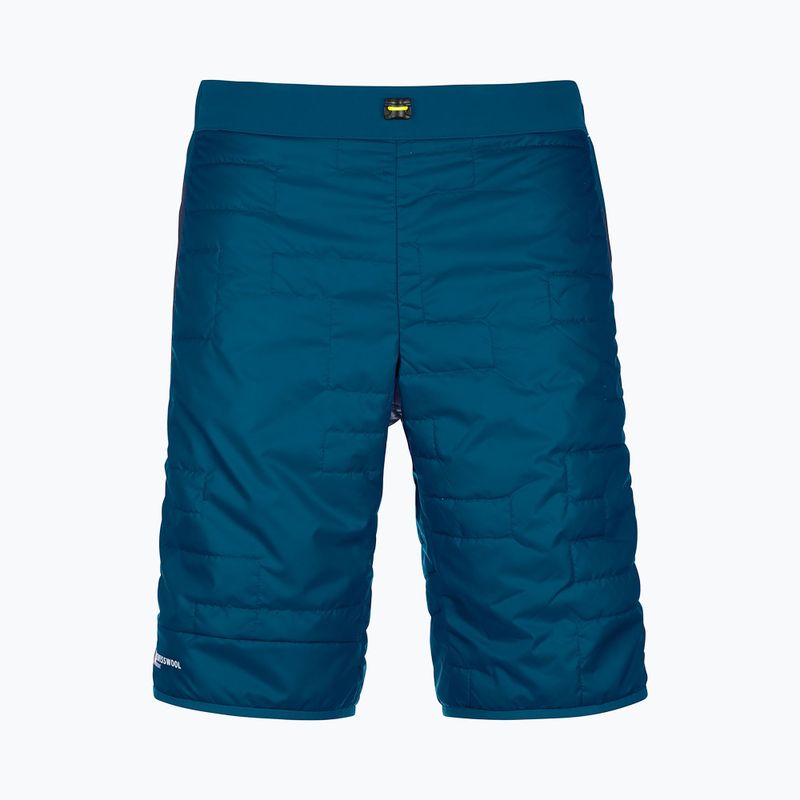 Pantaloncini da trekking ORTOVOX Swisswool Piz Boè da uomo blu petrolio