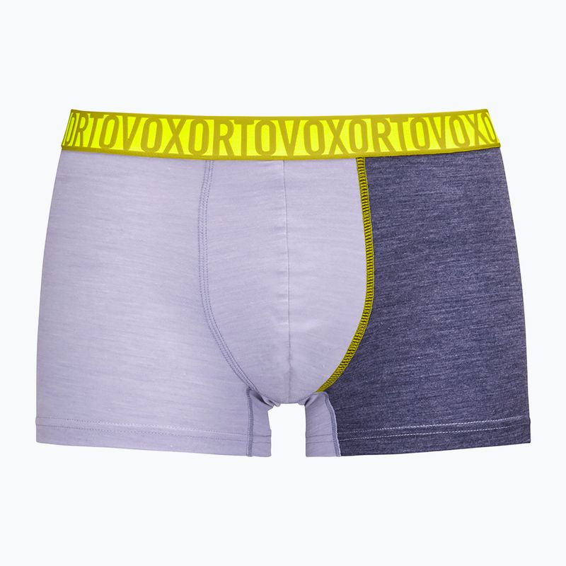Boxer termici da uomo ORTOVOX 150 Essential Trunks in misto grigio 4
