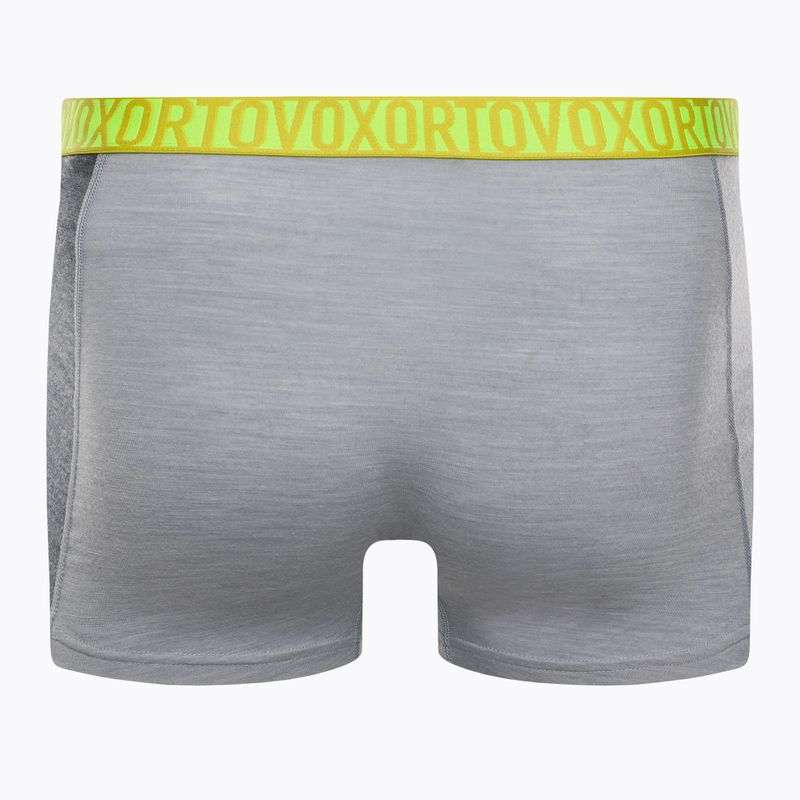 Boxer termici da uomo ORTOVOX 150 Essential Trunks in misto grigio 2