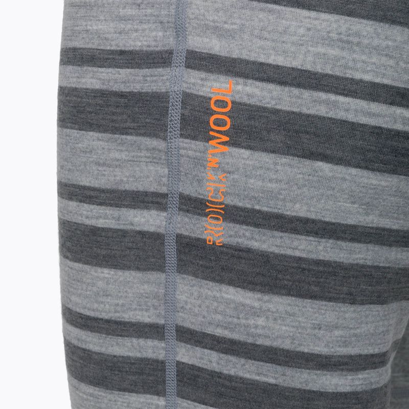 Boxer termici da uomo ORTOVOX 185 Rock'N'Wool misto grigio 4