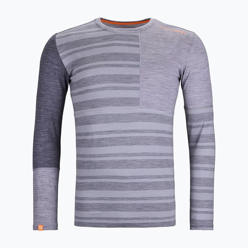 Manica lunga termica da uomo ORTOVOX 185 Rock'N'Wool in misto grigio