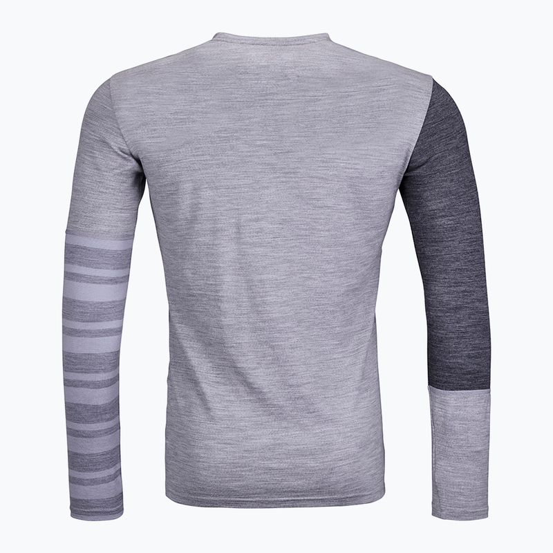 Manica lunga termica da uomo ORTOVOX 185 Rock'N'Wool in misto grigio 2