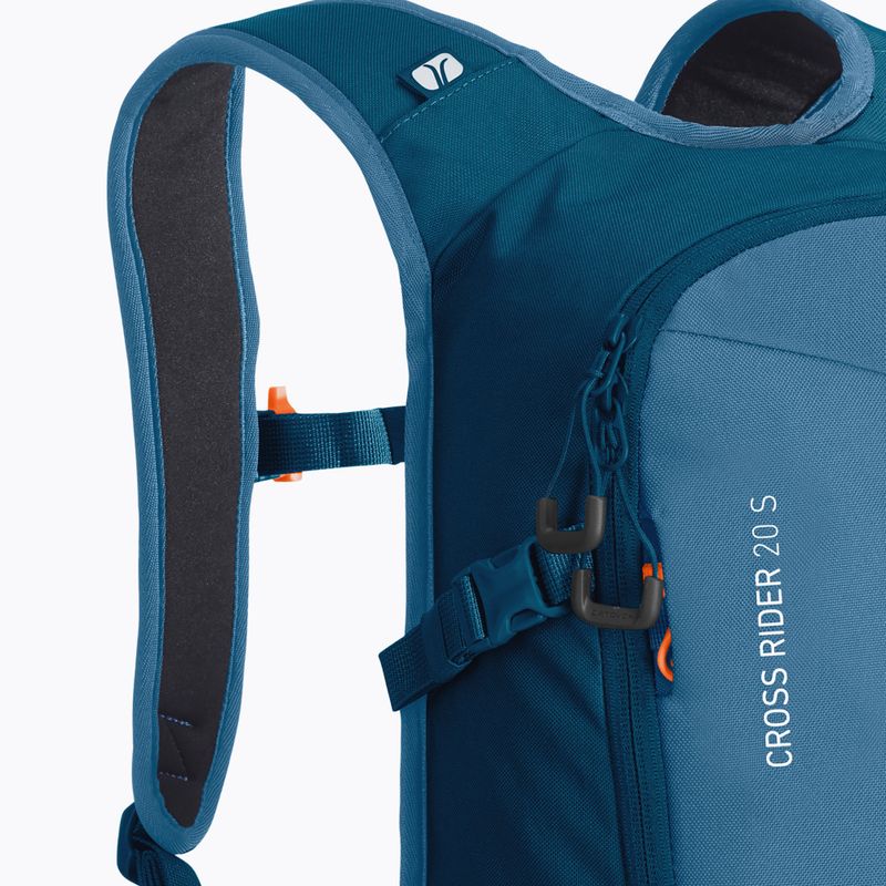ORTOVOX Cross Rider 20 l S zaino blu petrolio 6