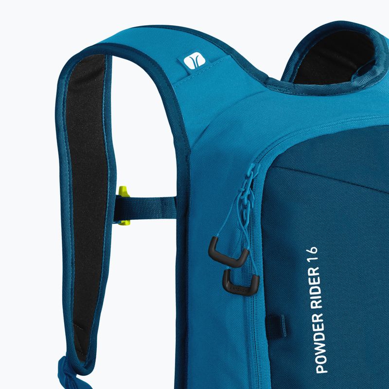 ORTOVOX Powder Rider 16 l zaino da sci heritage blu 6
