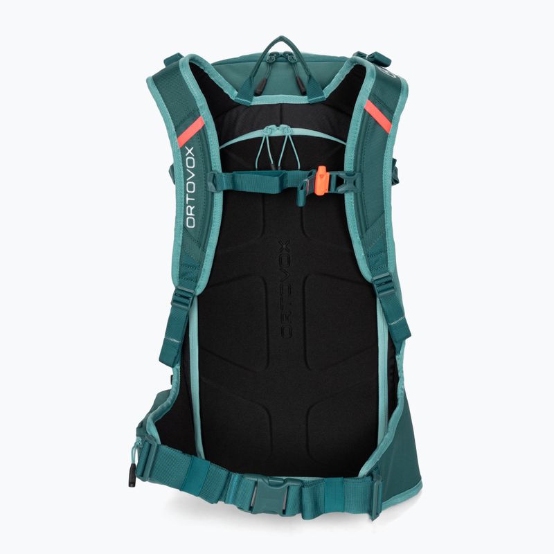 ORTOVOX Tour Rider 28 l S zaino da sci verde pacifico 3