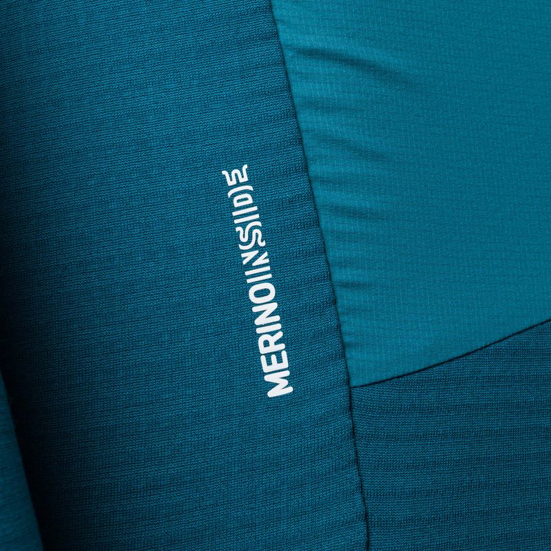 Giacca da trekking da uomo ORTOVOX Ladiz Hybrid blu petrolio 4