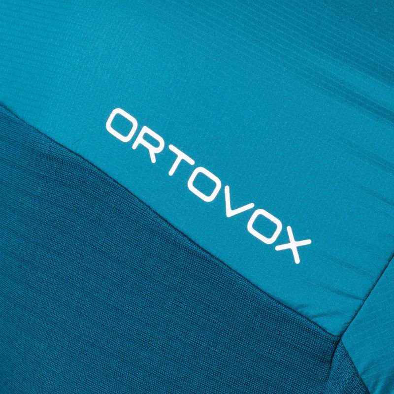 Giacca da trekking da uomo ORTOVOX Ladiz Hybrid blu petrolio 5