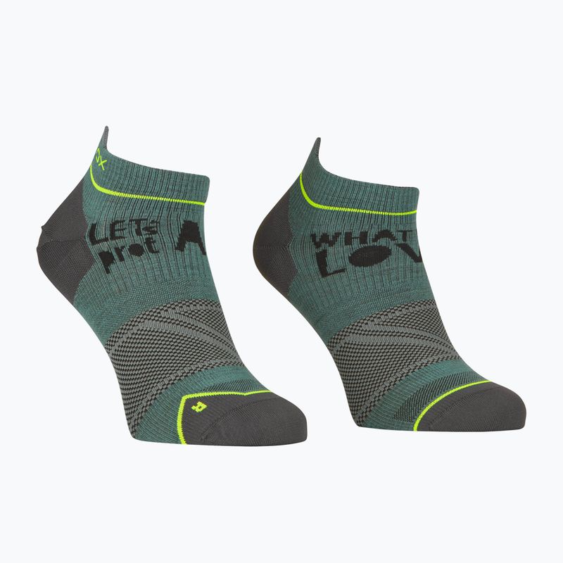 Calze da trekking da uomo ORTOVOX Alpine Light Low grigio artico 5
