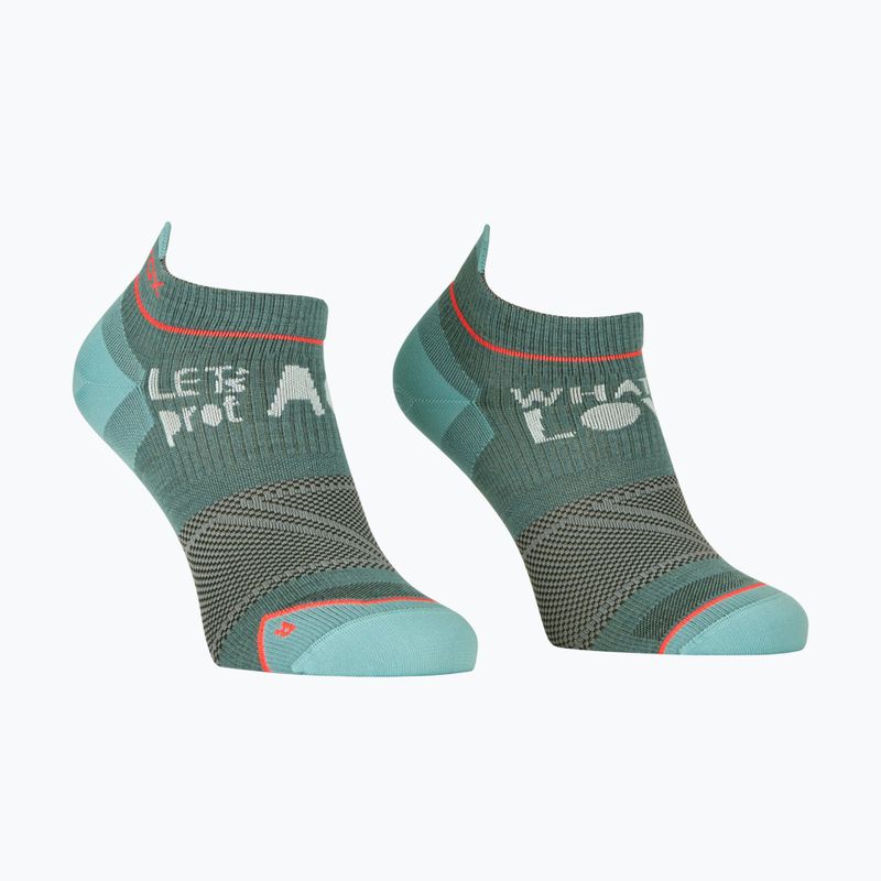 Calze da trekking da donna ORTOVOX Alpine Light Low grigio artico 5