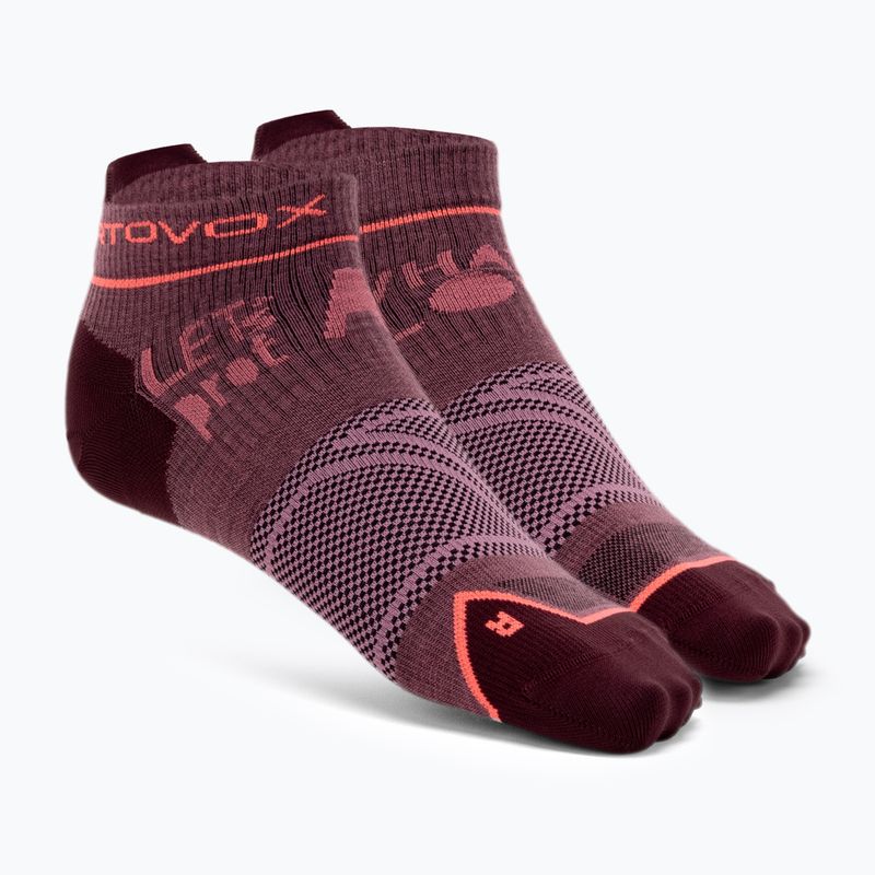 Calze da trekking da donna ORTOVOX Alpine Light Low mountain rose