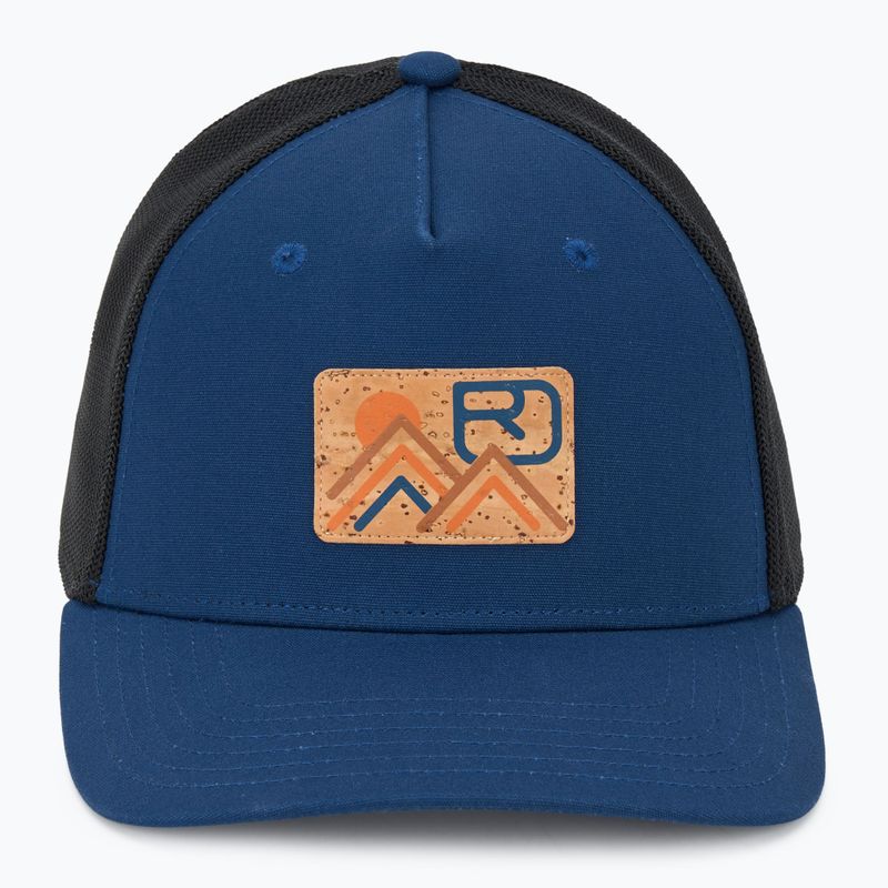 Cappello da baseball Ortovox Corky Trucker da uomo blu petrolio 2