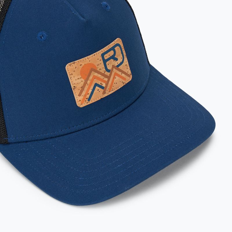 Cappello da baseball Ortovox Corky Trucker da uomo blu petrolio 3