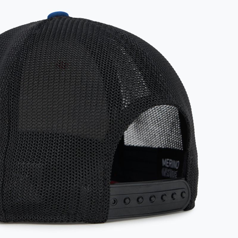 Cappello da baseball Ortovox Corky Trucker da uomo blu petrolio 4